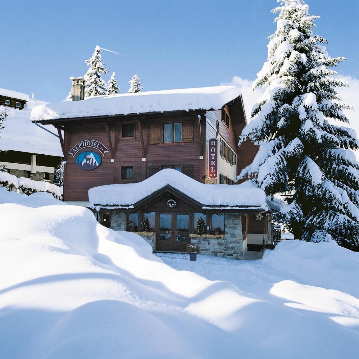 Alp-Hotel Megève Exteriör bild